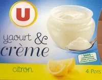 Mängden socker i Yaourt & Crème Citron