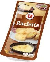 Mängden socker i Raclette tranchée au lait pasteurisé 28%MG