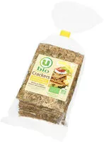 Mängden socker i Crackers bio emmental et graines de courge
