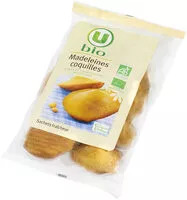 Mängden socker i Madeleines coquilles Bio