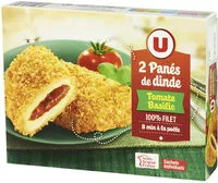 Mängden socker i Escalope de dinde panée tomate basilic