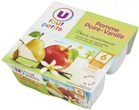 Mängden socker i Pots pour bébé dessert pomme, poire et vanille