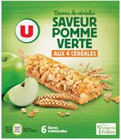 Mängden socker i Barres de céréales Pomme verte