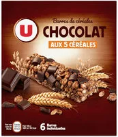 Mängden socker i Barre de céréales au chocolat noir