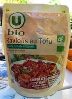 Mängden socker i Raviolis au tofu tomates basilic U BIO, 250g