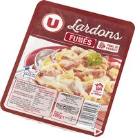 Mängden socker i Lardons fumés supérieurs Viande de porc Français