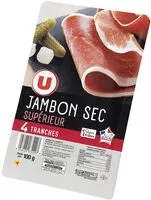 Mängden socker i Jambon sec supérieur