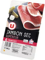 Mängden socker i Jambon sec supérieur