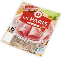 Mängden socker i Jambon de Paris découenné et dégraissé