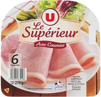 Mängden socker i Jambon supérieur avec couenne