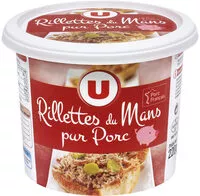 Mängden socker i Rillettes du Mans pur porc