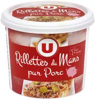 Mängden socker i Rillettes du Mans pur porc