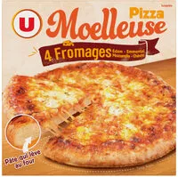 Mängden socker i Pizza moelleuse 3 fromages Mozzarella Edam Emmental surgelée