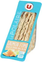 Mängden socker i Sandwich polaire saumon fumé et salade