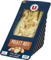 Mängden socker i Sandwich au pain de mie aux céréales garni de filet de poulet rôti traité en salaison et de sauce caesar