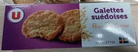 Mängden socker i Galettes suédoises aux flocons d'avoine nature