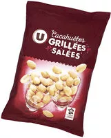 Mängden socker i Cacahuètes Grillées et Salées