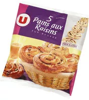 Mängden socker i Pains aux raisins pur beurre prêt à cuire