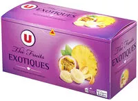 Mängden socker i Thé noir saveur fruits exotiques