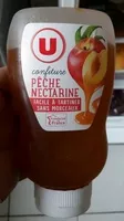 Mängden socker i Confiture de pêches et de nectarines