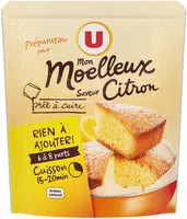 Mängden socker i Préparation pour moelleux citron