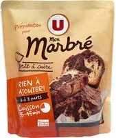 Mängden socker i Préparation pour gateau marbré vanille chocolat