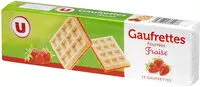 Mängden socker i Gaufrettes fourrées saveur fraise