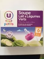 Mängden socker i Soupe Lait & Légumes Verts