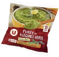 Mängden socker i Purée 4 légumes verts cuisinée