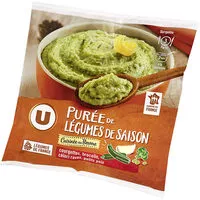 Mängden socker i Purée de légumes de saison cuisinée