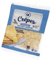 Mängden socker i Crêpes Bretonnes nature