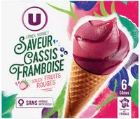 Mängden socker i Sorbet Framboise Cassis