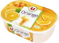 Mängden socker i Sorbet orange