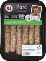 Mängden socker i Chipolata herbe supérieure gros grain