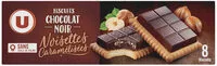 Mängden socker i Biscuits tablettes au chocolat noir et noisettes caramélisées