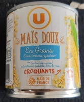 Mängden socker i Maïs doux