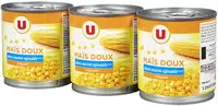 Mängden socker i Maïs doux en grains sans sucre ajouté