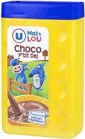 Mängden socker i Chocolat en poudre petit déjeuner