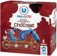 Mängden socker i Crème dessert saveur chocolat