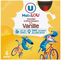 Mängden socker i Crème dessert saveur vanille