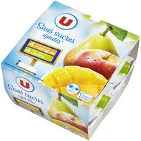 Mängden socker i Compote Pomme Mangue / Pomme Poire