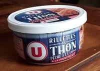 Mängden socker i Rillettes de thon pêcher à la ligne à la provençale