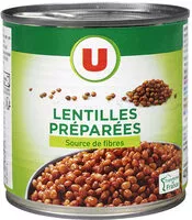 Mängden socker i Lentilles préparées