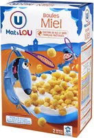 Mängden socker i Boules de céréales au miel