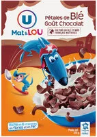 Mängden socker i Céréales pétales blé goût chocolat