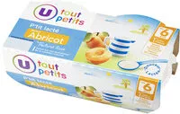 Mängden socker i P'tit lacté saveur abricot dès 6 mois,