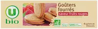 Mängden socker i Goûters fourrés aux fruits rouges
