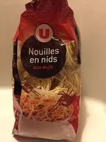 Mängden socker i Nouilles en Nids