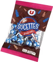 Mängden socker i Sucettes boules cola