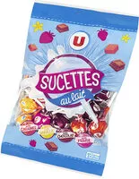 Mängden socker i Sucettes au lait assorties